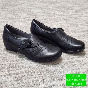 Dansko Franny Black Milled Nappa Mary Jane shoes size 37 EU 6.5-7 US ladies
